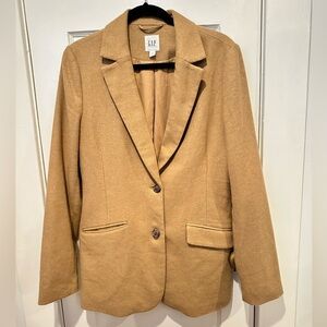 GAP CAMEL WOMENS BLAZER‎ SIZE 10 Tall